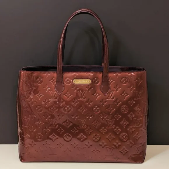 ✨️💎Authentic Louis Vuitton Wilshire MM monogram Vernis - Picture 14 of 16